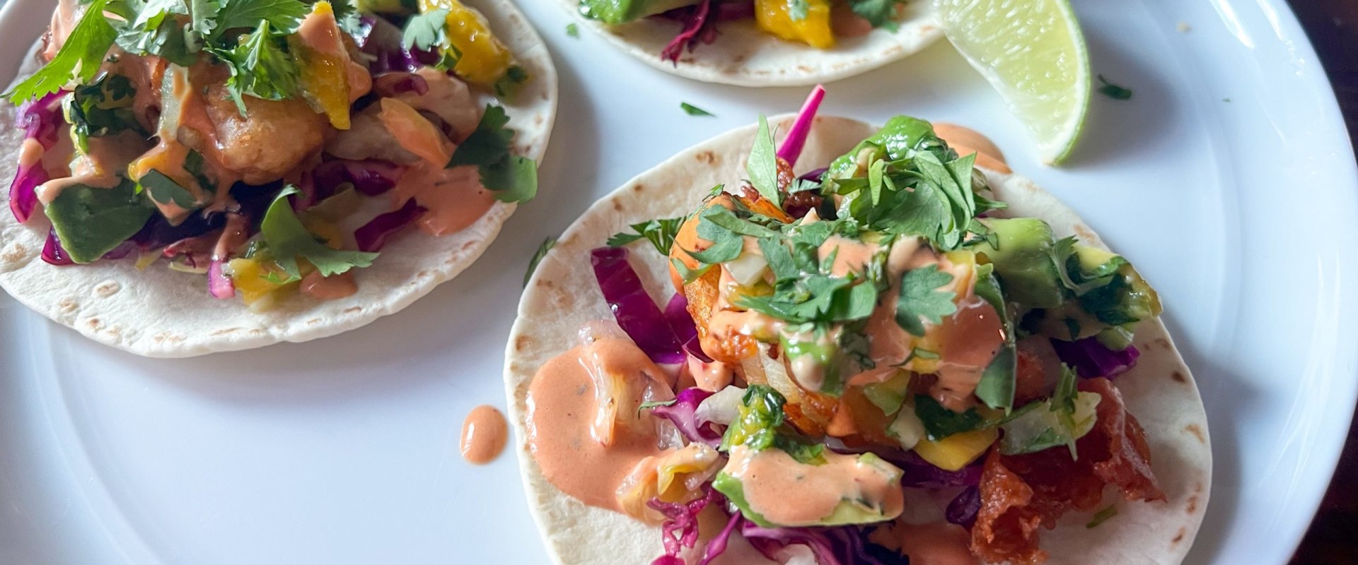Fish Tacos with Mango Salsa and Avocado Cream Sauce: A Healthy and Delicious Seafood Dinner Idea for Kids