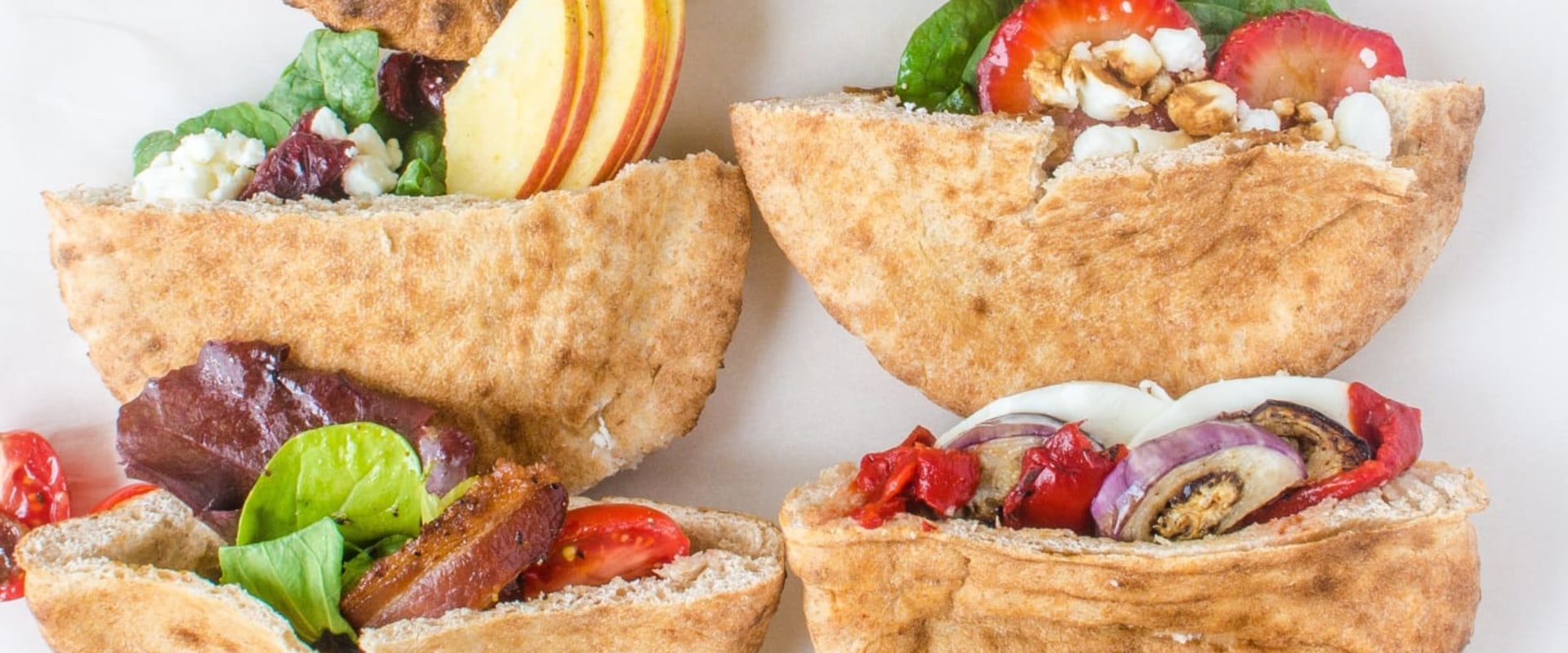 Pita Pocket Sandwiches - Healthy Lunch Ideas for Kids