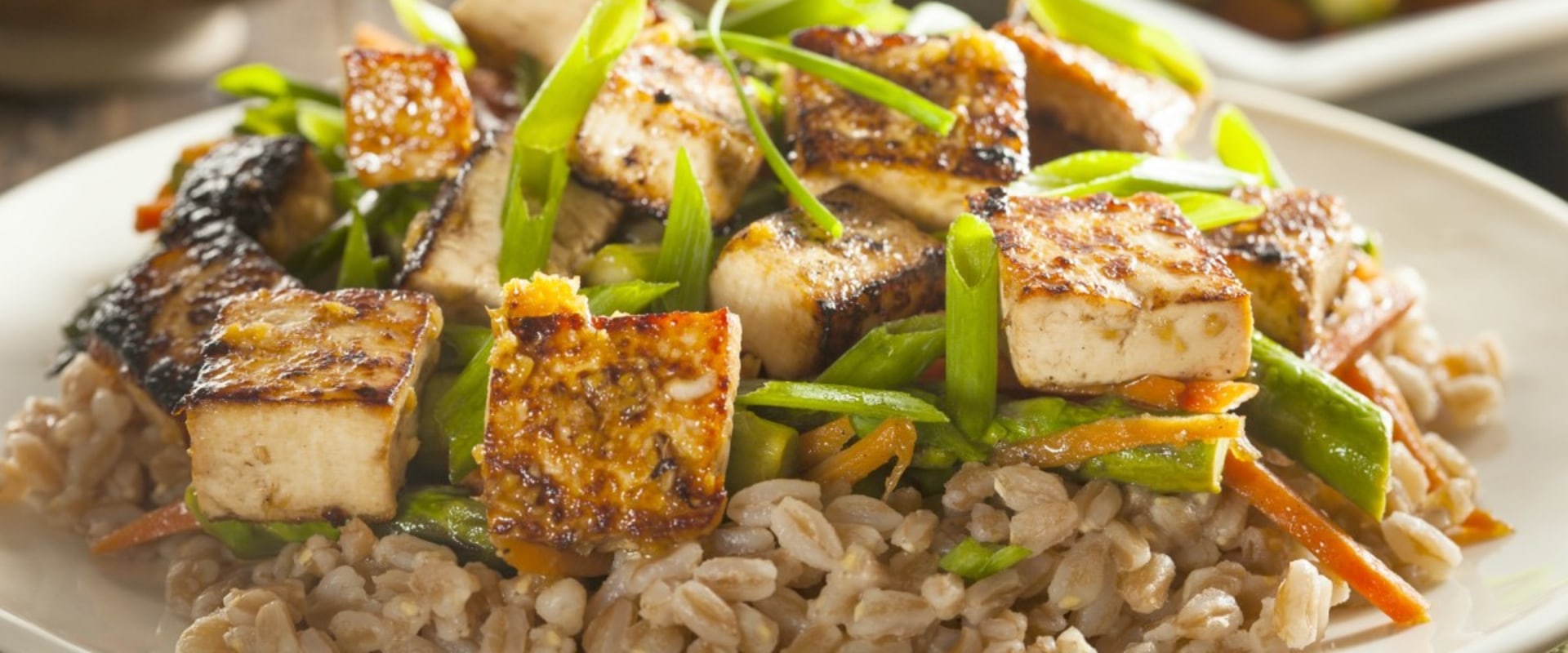 Tofu Stir-Fry with Brown Rice and Vegetables