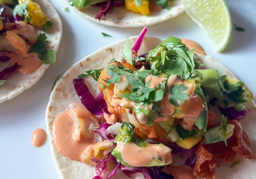 Fish Tacos with Mango Salsa and Avocado Cream Sauce: A Healthy and Delicious Seafood Dinner Idea for Kids