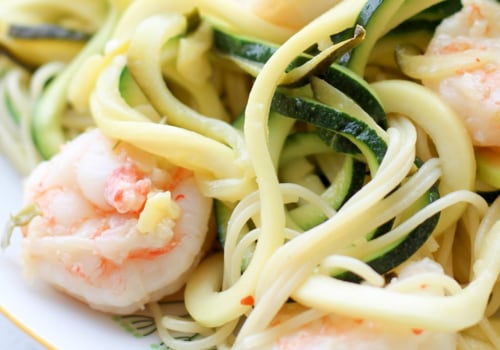 Shrimp Scampi with Zucchini Noodles - A Healthy Dinner Idea for Kids