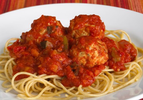 Healthy and Delicious Spaghetti with Turkey Meatballs and Marinara Sauce